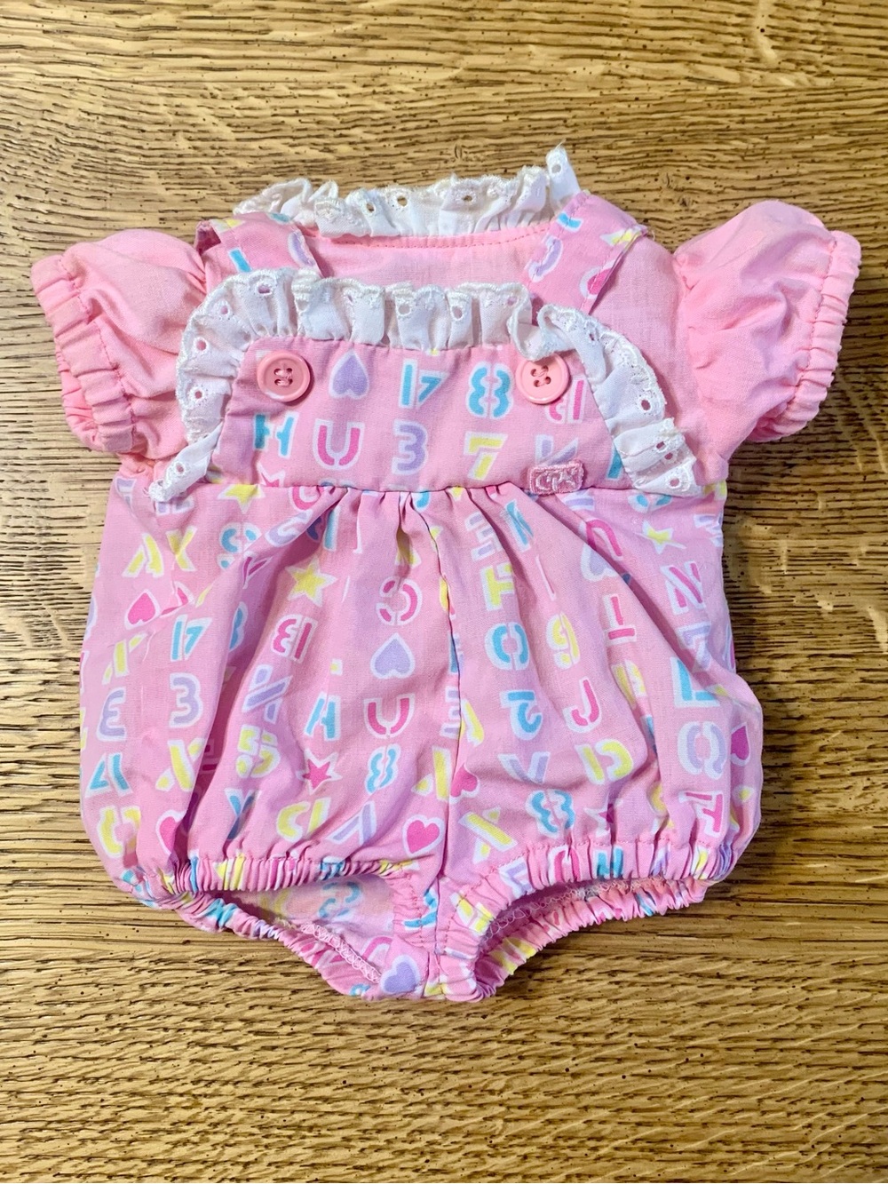 Vintage Cabbage Patch Kids Toddler Doll Romper Outfit